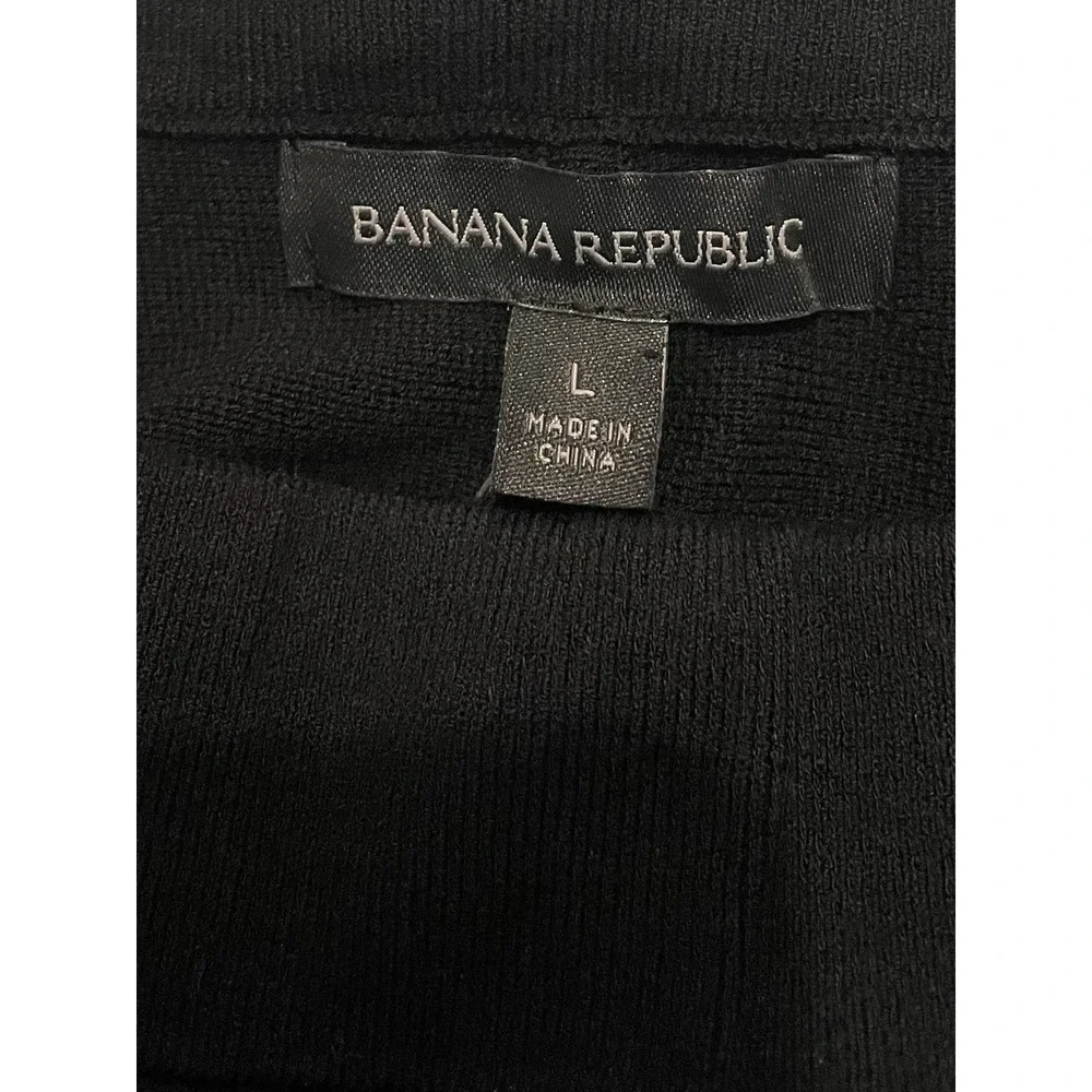 NEW‎ BANANA REPUBLIC Women's Size Large SWTR Skirt Milano Black Knee Length NWT